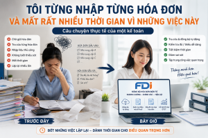 Đồng bộ hóa đơn điện tử tự động giúp kế toán làm việc hiệu quả hơn
