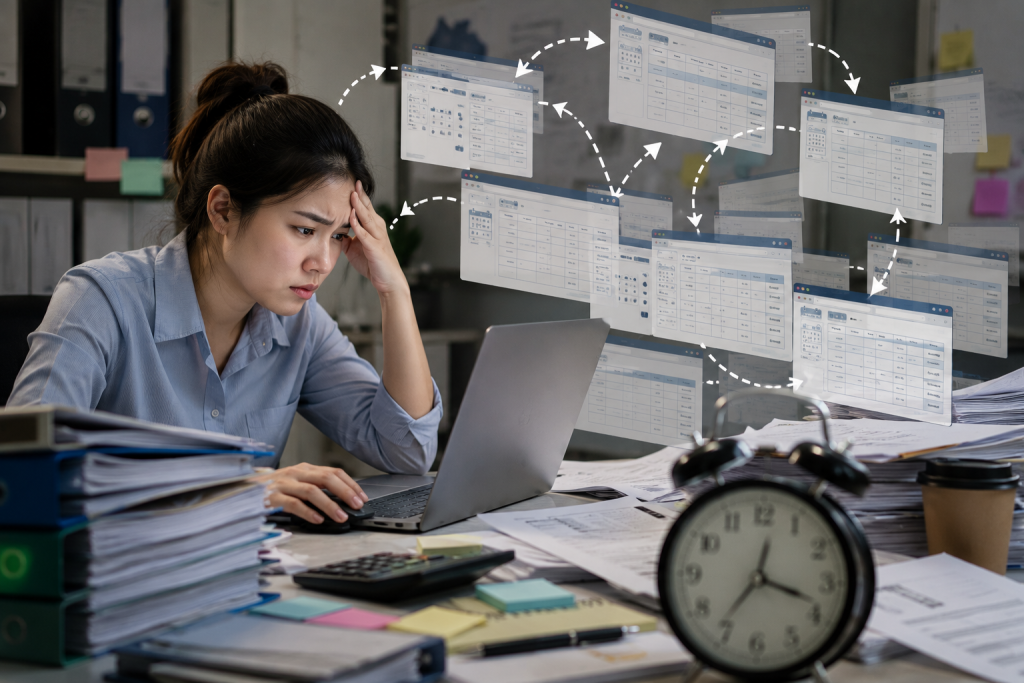 Đồng bộ hóa đơn điện tử: Từ tra cứu thủ công đến giải pháp hiệu quả hơn (2026) 3 thao tac lap lai